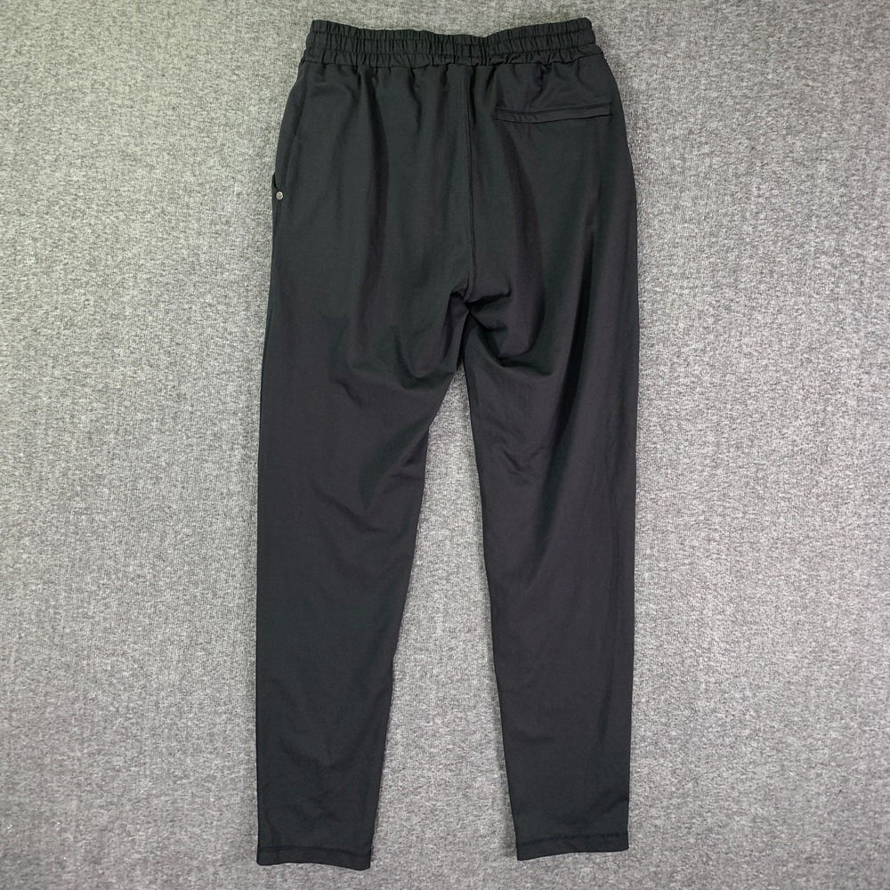 Vuori Ponto Performance Sweatpants Men Medium Black Stretch Athleisure V418 - Picture 8 of 9